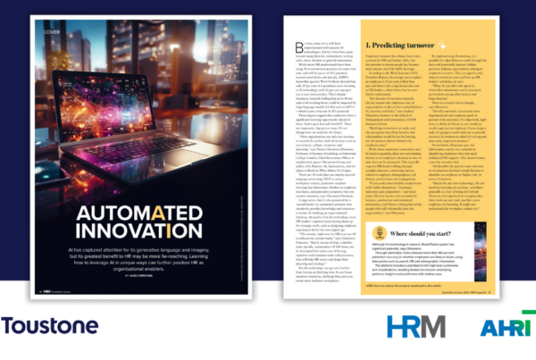 AHRI Article mentioning Toustone