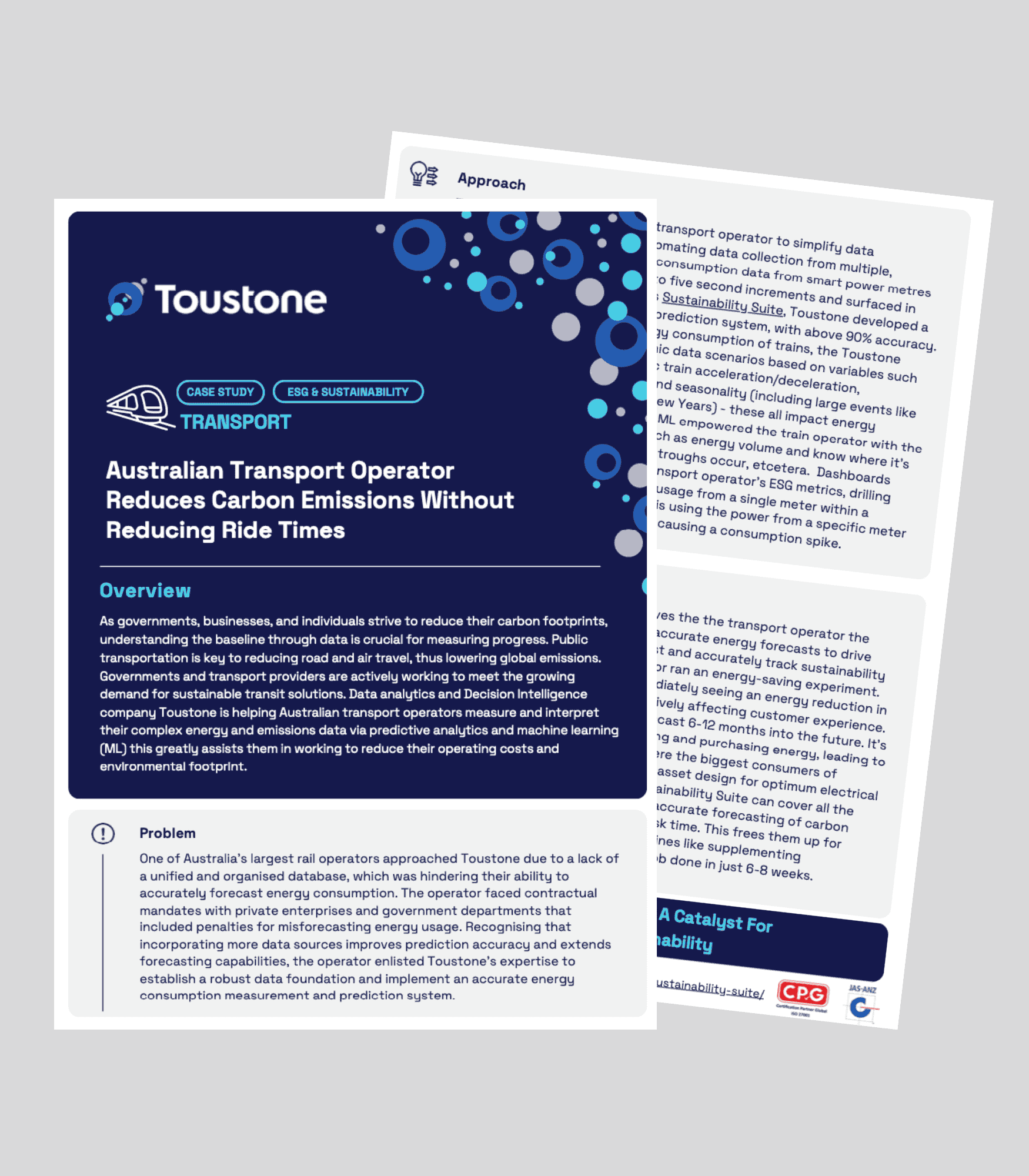ESG Sustainability Suite Transport Case study