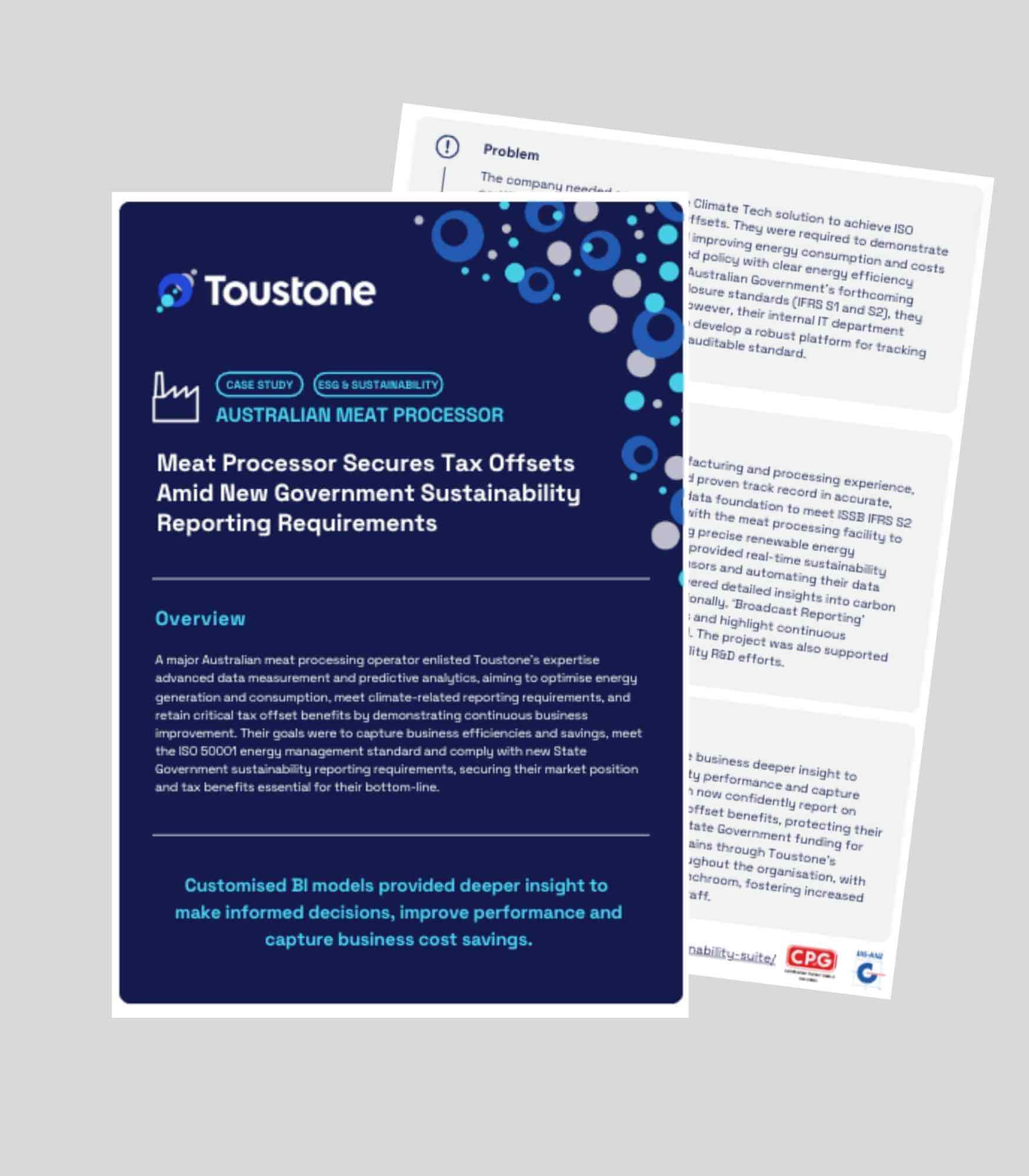 ESG Sustainability Enterprise Meat Processor